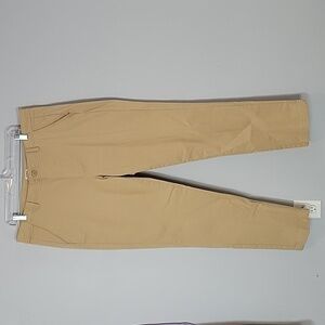 509352 LL Bean Lakewashed Chino Favorite Fit Pants women's size 14 37x32